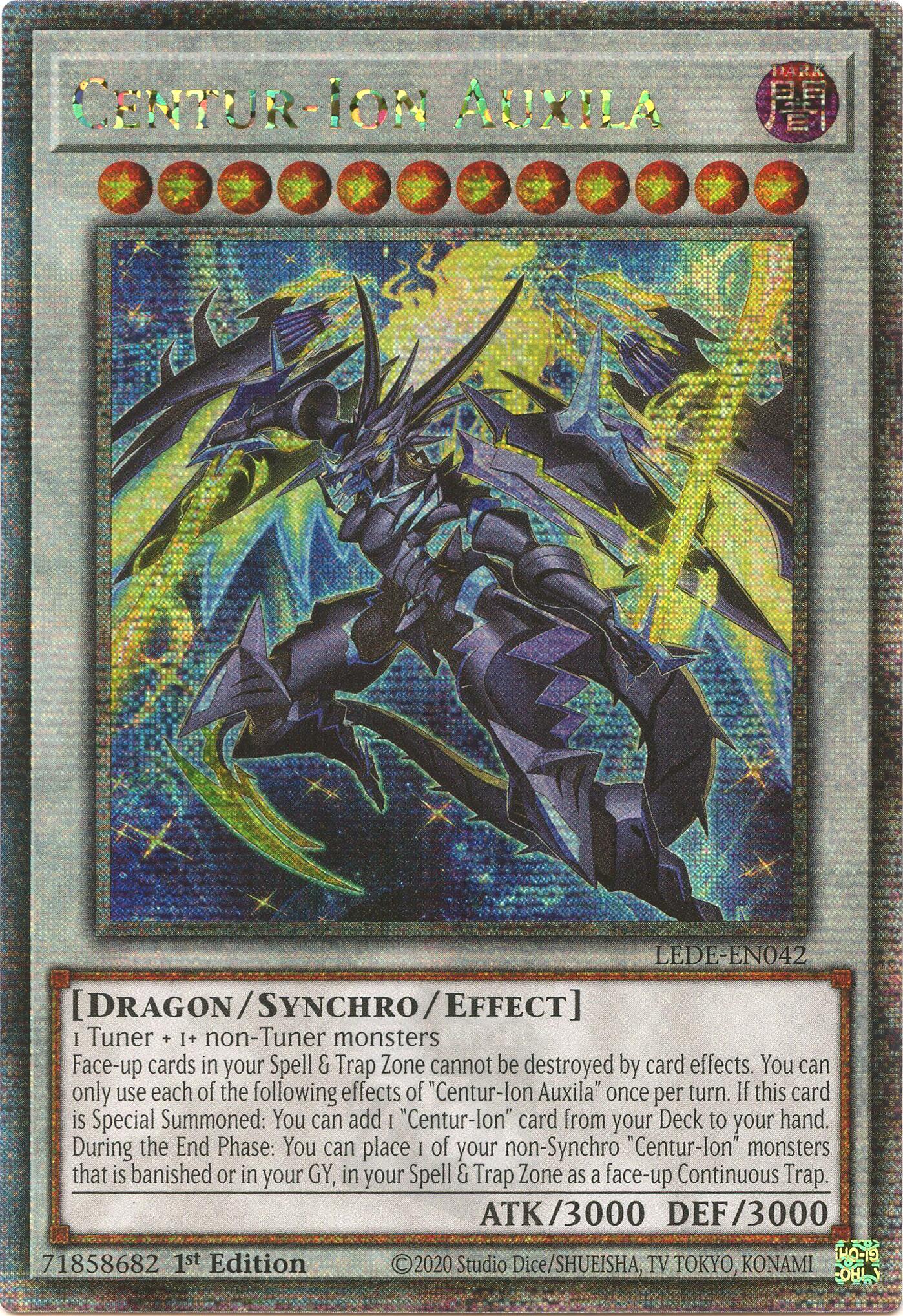 Centur-Ion Auxila (Quarter Century Secret Rare) [LEDE-EN042] Quarter Century Secret Rare | Jomio and Rueliete's Cards and Comics