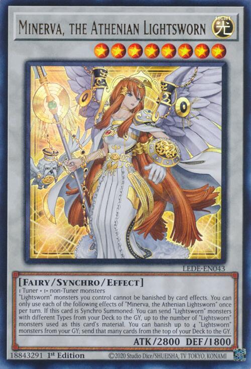 Minerva, the Athenian Lightsworn [LEDE-EN043] Ultra Rare | Jomio and Rueliete's Cards and Comics