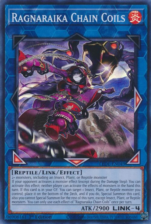 Ragnaraika Chain Coils [LEDE-EN049] Super Rare | Jomio and Rueliete's Cards and Comics