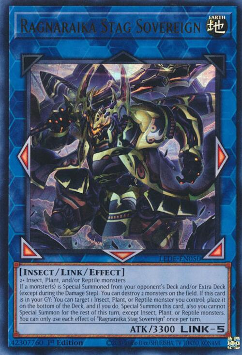 Ragnaraika Stag Sovereign [LEDE-EN050] Ultra Rare | Jomio and Rueliete's Cards and Comics