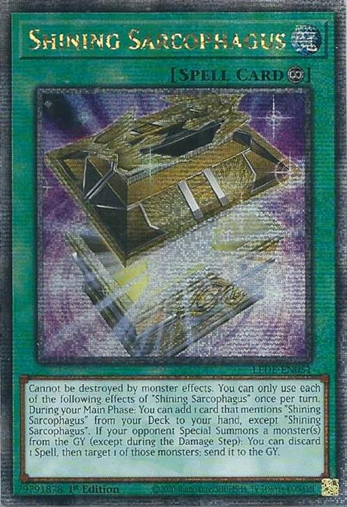 Shining Sarcophagus (Quarter Century Secret Rare) [LEDE-EN051] Quarter Century Secret Rare | Jomio and Rueliete's Cards and Comics