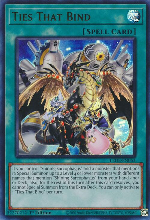Ties That Bind [LEDE-EN053] Ultra Rare | Jomio and Rueliete's Cards and Comics