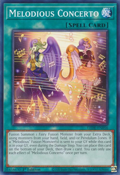 Melodious Concerto [LEDE-EN056] Common | Jomio and Rueliete's Cards and Comics