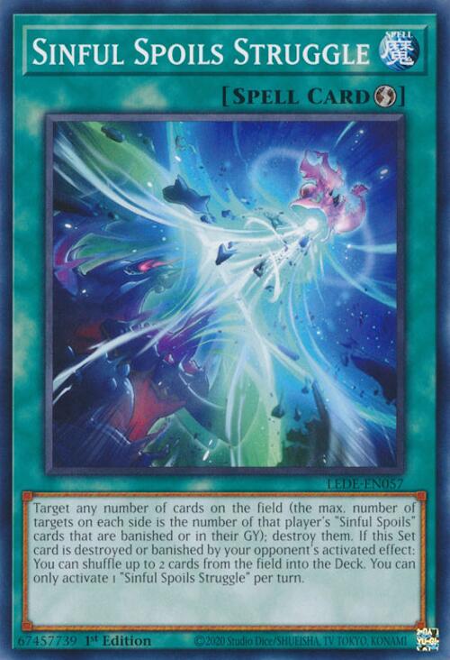 Sinful Spoils Struggle [LEDE-EN057] Common | Jomio and Rueliete's Cards and Comics