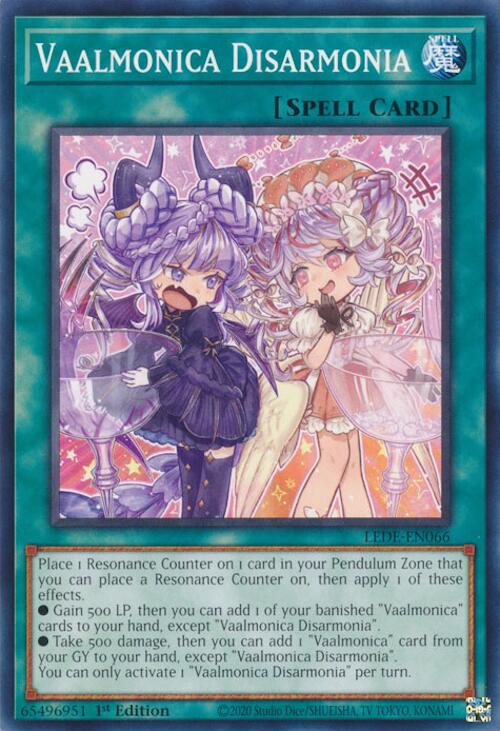 Vaalmonica Disarmonia [LEDE-EN066] Common | Jomio and Rueliete's Cards and Comics