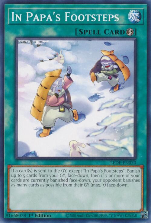 In Papa's Footsteps [LEDE-EN070] Common | Jomio and Rueliete's Cards and Comics
