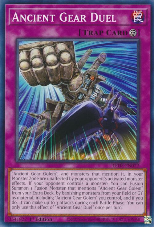 Ancient Gear Duel [LEDE-EN072] Common | Jomio and Rueliete's Cards and Comics