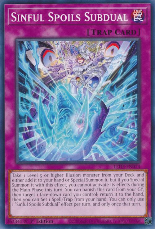 Sinful Spoils Subdual [LEDE-EN074] Common | Jomio and Rueliete's Cards and Comics
