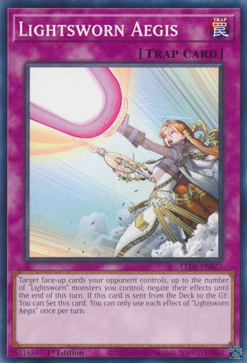 Lightsworn Aegis [LEDE-EN077] Common | Jomio and Rueliete's Cards and Comics