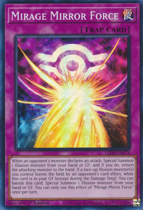 Mirage Mirror Force [LEDE-EN078] Super Rare | Jomio and Rueliete's Cards and Comics