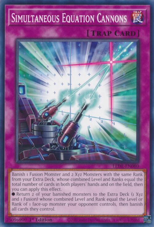 Simultaneous Equation Cannons [LEDE-EN080] Common | Jomio and Rueliete's Cards and Comics