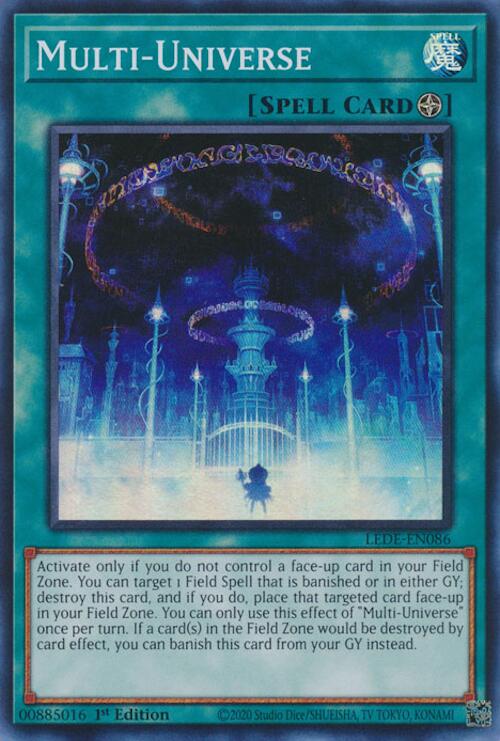 Multi-Universe [LEDE-EN086] Super Rare | Jomio and Rueliete's Cards and Comics