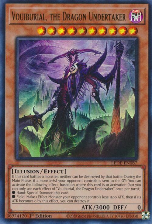 Vouiburial, the Dragon Undertaker [LEDE-EN087] Ultra Rare | Jomio and Rueliete's Cards and Comics