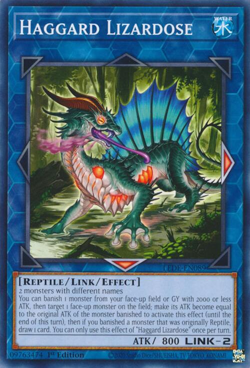 Haggard Lizardose [LEDE-EN089] Common | Jomio and Rueliete's Cards and Comics