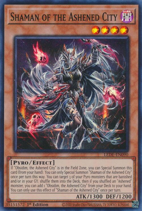 Shaman of the Ashened City [LEDE-EN090] Super Rare | Jomio and Rueliete's Cards and Comics