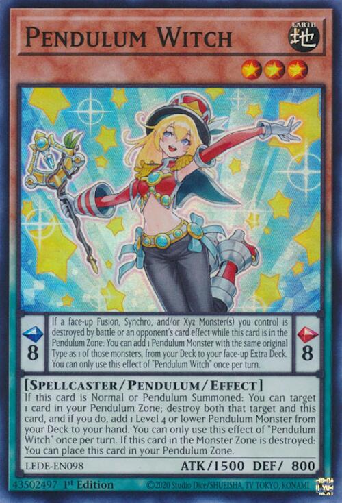 Pendulum Witch [LEDE-EN098] Super Rare | Jomio and Rueliete's Cards and Comics