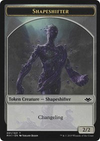 Shapeshifter (001) // Serra the Benevolent Emblem (020) Double-Sided Token [Modern Horizons Tokens] | Jomio and Rueliete's Cards and Comics