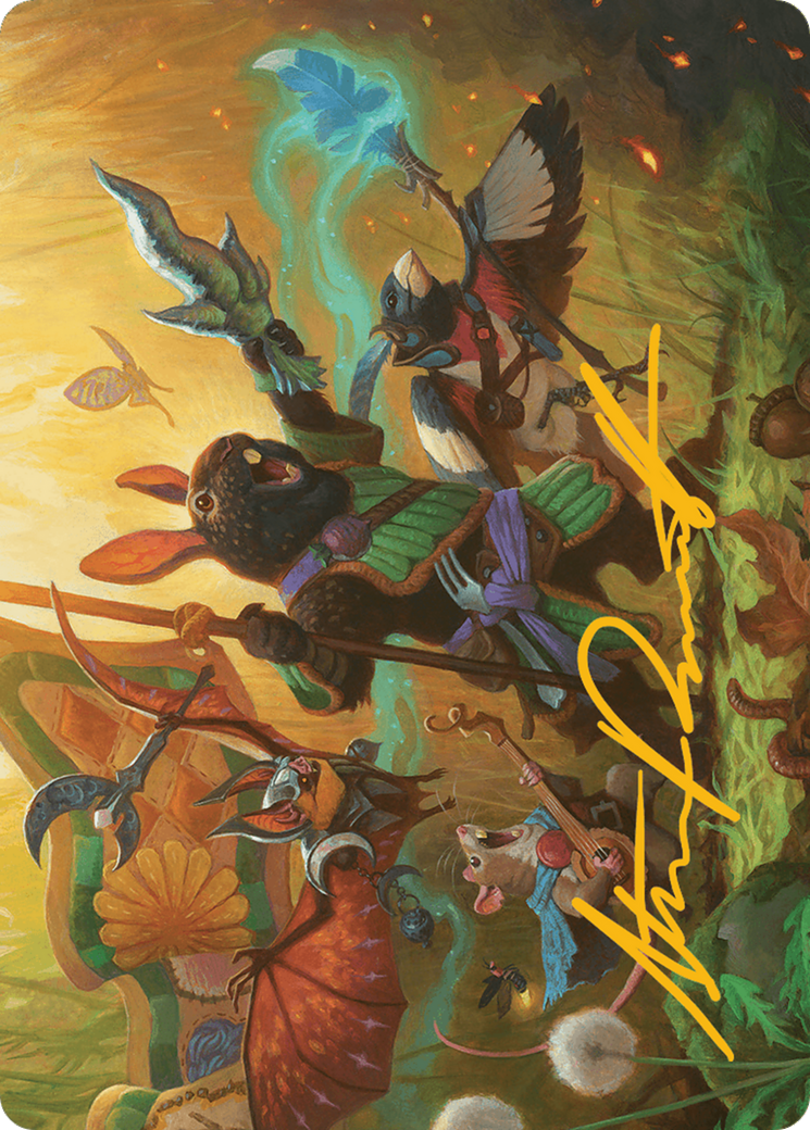 Valley Questcaller Art Card (Gold-Stamped Signature) [Bloomburrow Art Series] | Jomio and Rueliete's Cards and Comics
