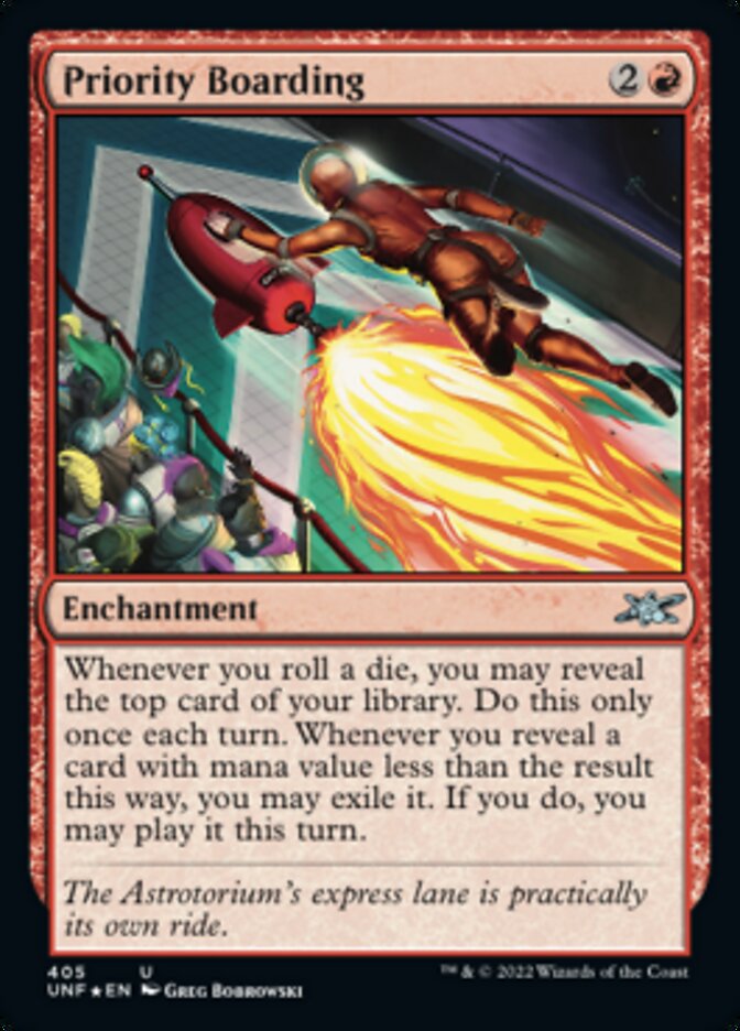 Priority Boarding (Galaxy Foil) [Unfinity] | Jomio and Rueliete's Cards and Comics