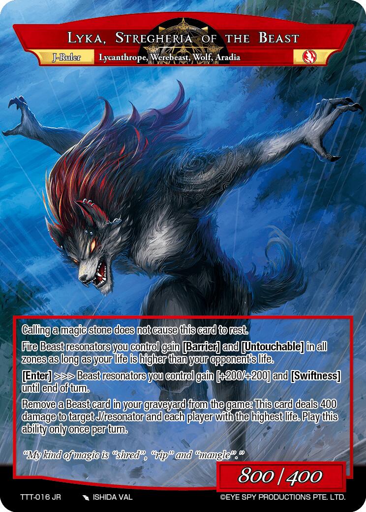 Lyka, Stregheria of Beasts // Lyka, Stregheria of the Beast (TTT-016 JR) [Thoth of the Trinity] | Jomio and Rueliete's Cards and Comics