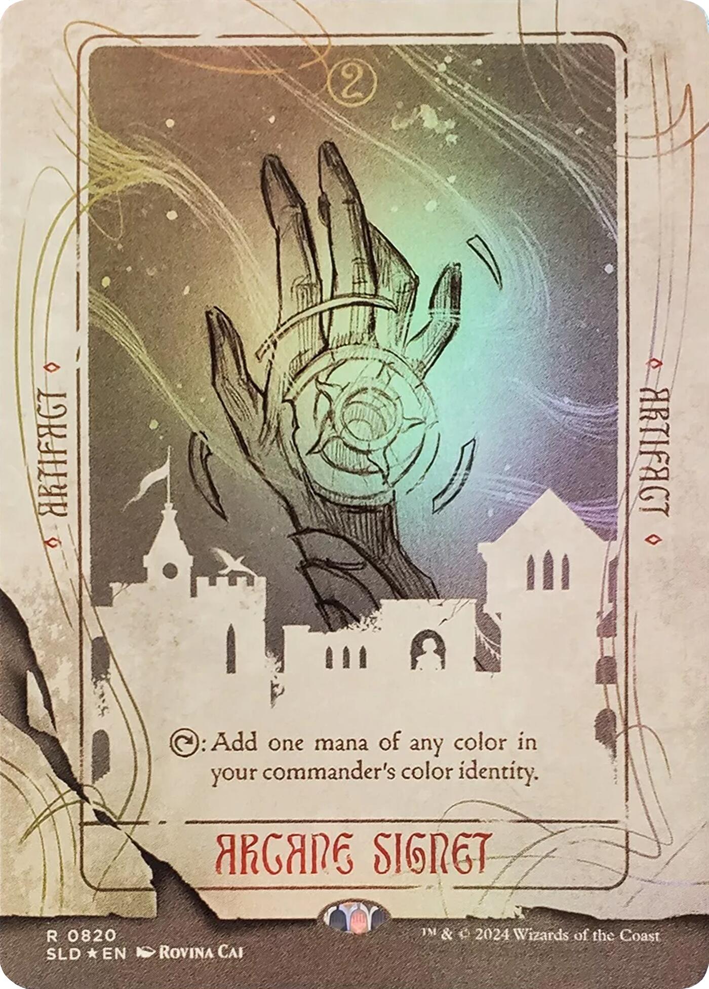Arcane Signet (0820) (Rainbow Foil) [Secret Lair Drop Series] | Jomio and Rueliete's Cards and Comics