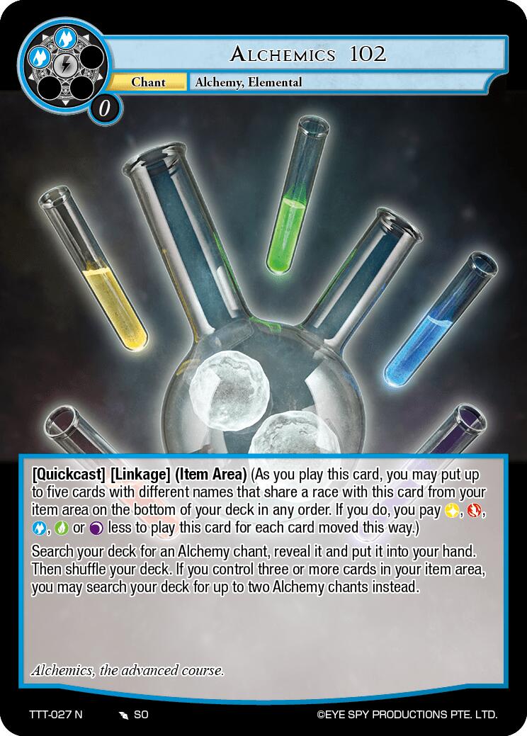 Alchemics 102 (TTT-027 N) [Thoth of the Trinity] | Jomio and Rueliete's Cards and Comics