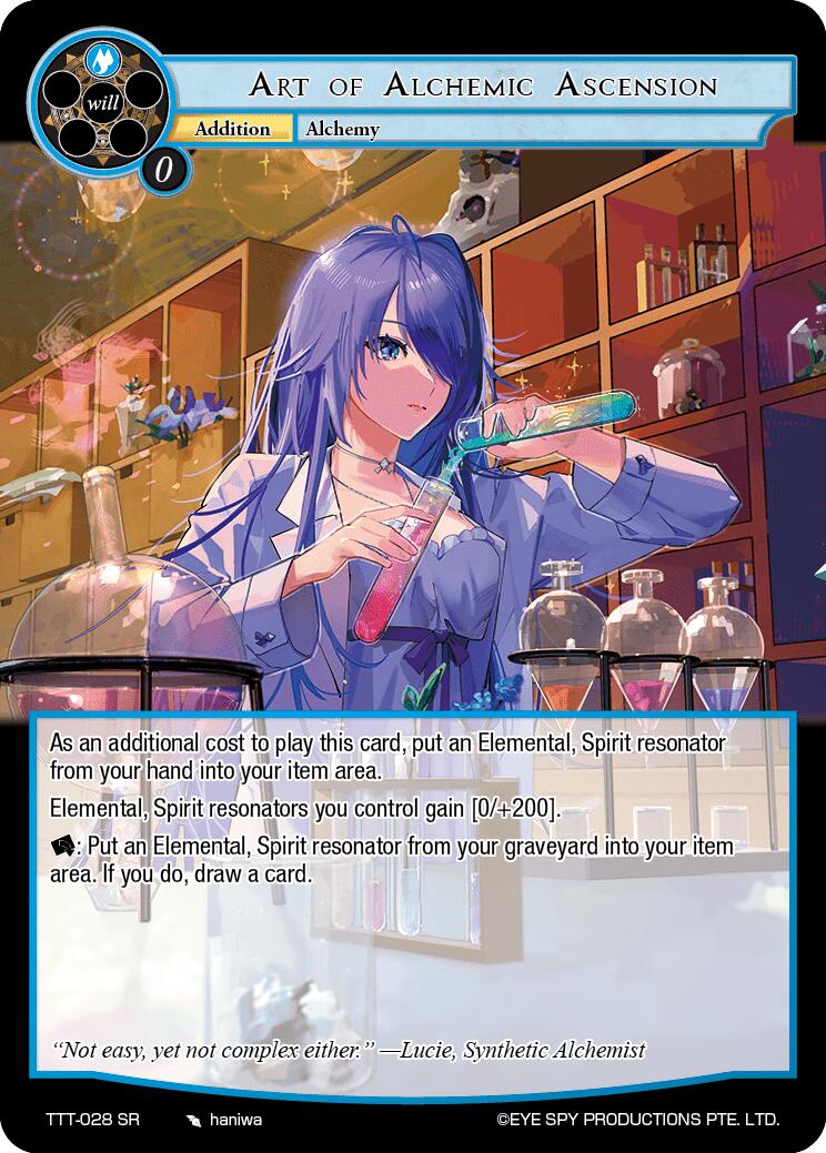 Art of Alchemic Ascension (TTT-028 SR) [Thoth of the Trinity] | Jomio and Rueliete's Cards and Comics