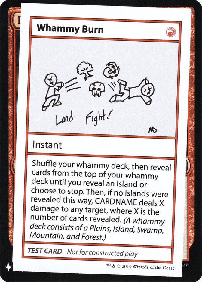 Whammy Burn [Mystery Booster Playtest Cards] | Jomio and Rueliete's Cards and Comics