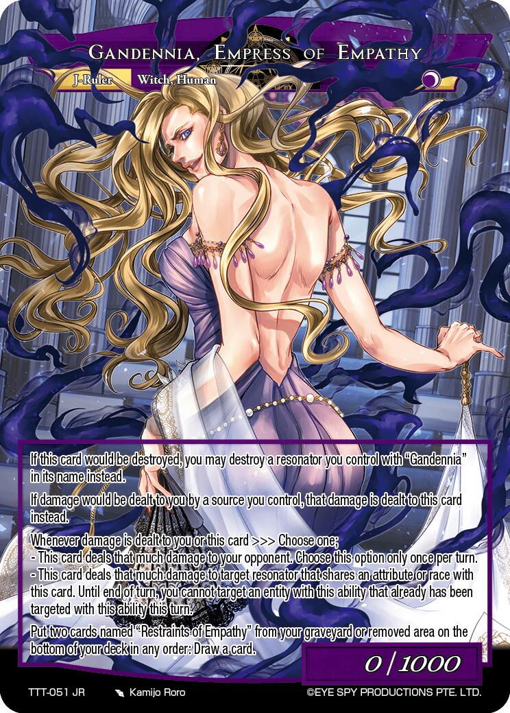 Gandennia, Witch of Sympathy // Gandennia, Empress of Empathy (TTT-051 JR) [Thoth of the Trinity] | Jomio and Rueliete's Cards and Comics