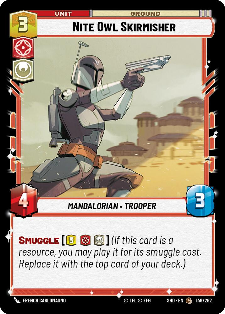Nite Owl Skirmisher (149/262) [Shadows of the Galaxy] | Jomio and Rueliete's Cards and Comics