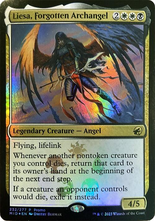 Liesa, Forgotten Archangel [Media Promos] | Jomio and Rueliete's Cards and Comics