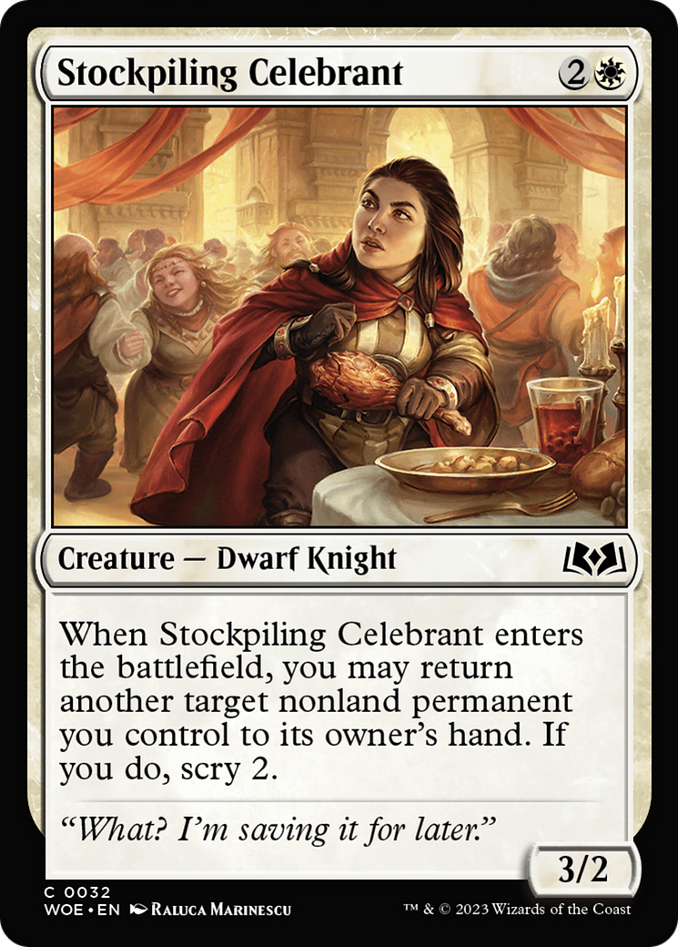 Stockpiling Celebrant [Wilds of Eldraine] | Jomio and Rueliete's Cards and Comics