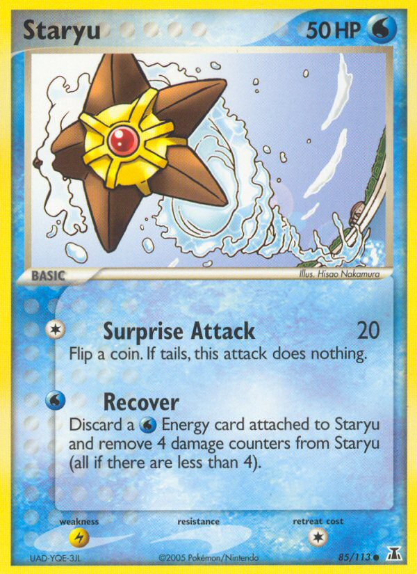 Staryu (85/113) [EX: Delta Species] | Jomio and Rueliete's Cards and Comics