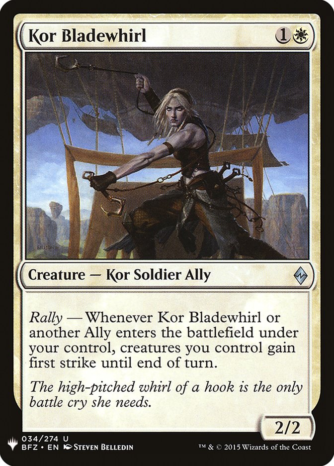 Kor Bladewhirl [Mystery Booster] | Jomio and Rueliete's Cards and Comics