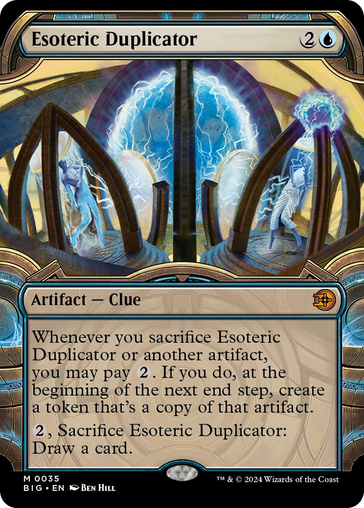 Esoteric Duplicator (Showcase) [Outlaws of Thunder Junction: The Big Score] | Jomio and Rueliete's Cards and Comics