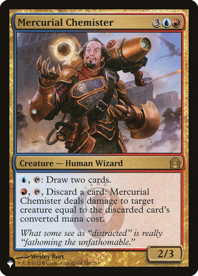 Mercurial Chemister [The List] | Jomio and Rueliete's Cards and Comics