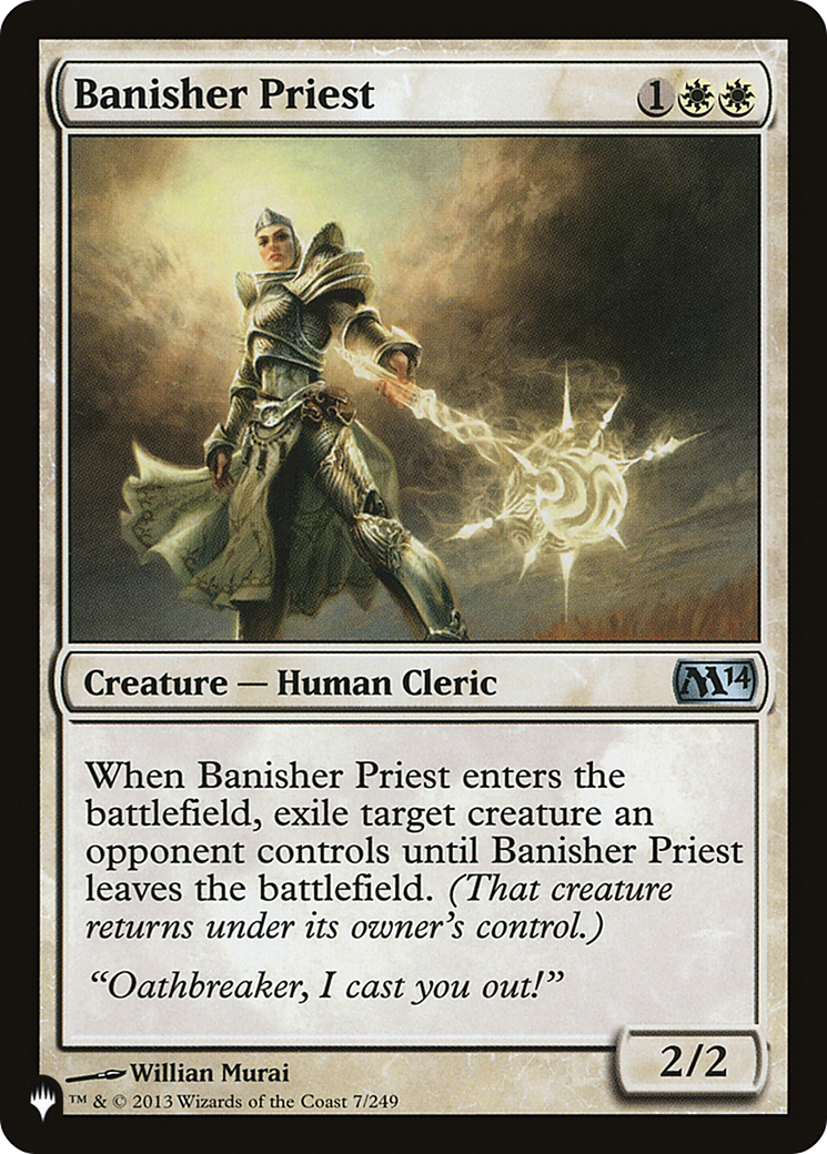 Banisher Priest [The List] | Jomio and Rueliete's Cards and Comics