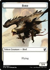 Bird (001) // Sculpture Double-Sided Token [Commander 2019 Tokens] | Jomio and Rueliete's Cards and Comics