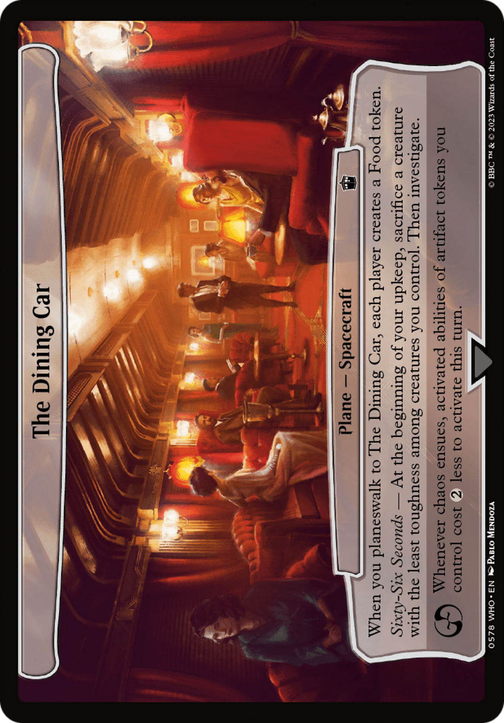 The Dining Car [Doctor Who] | Jomio and Rueliete's Cards and Comics