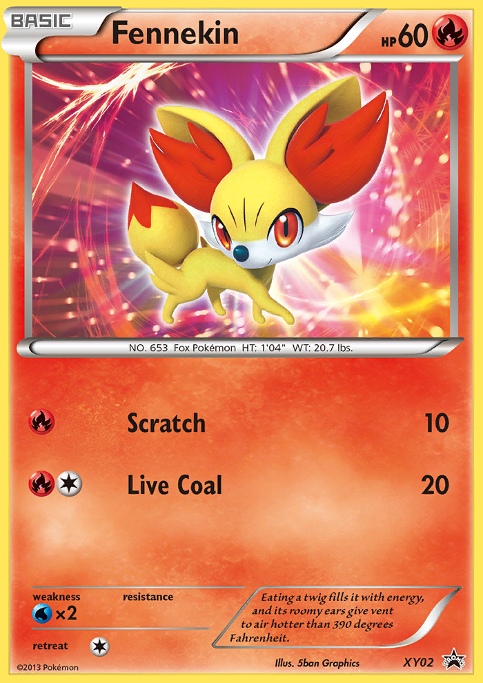 Fennekin (XY02) [XY: Black Star Promos] | Jomio and Rueliete's Cards and Comics