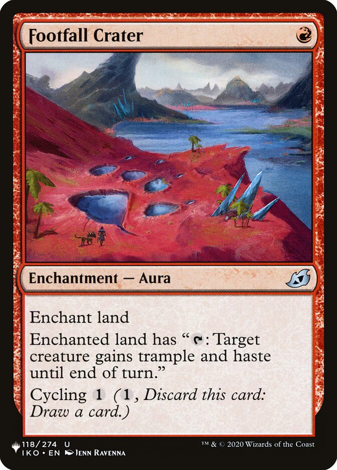 Footfall Crater [Secret Lair: Heads I Win, Tails You Lose] | Jomio and Rueliete's Cards and Comics