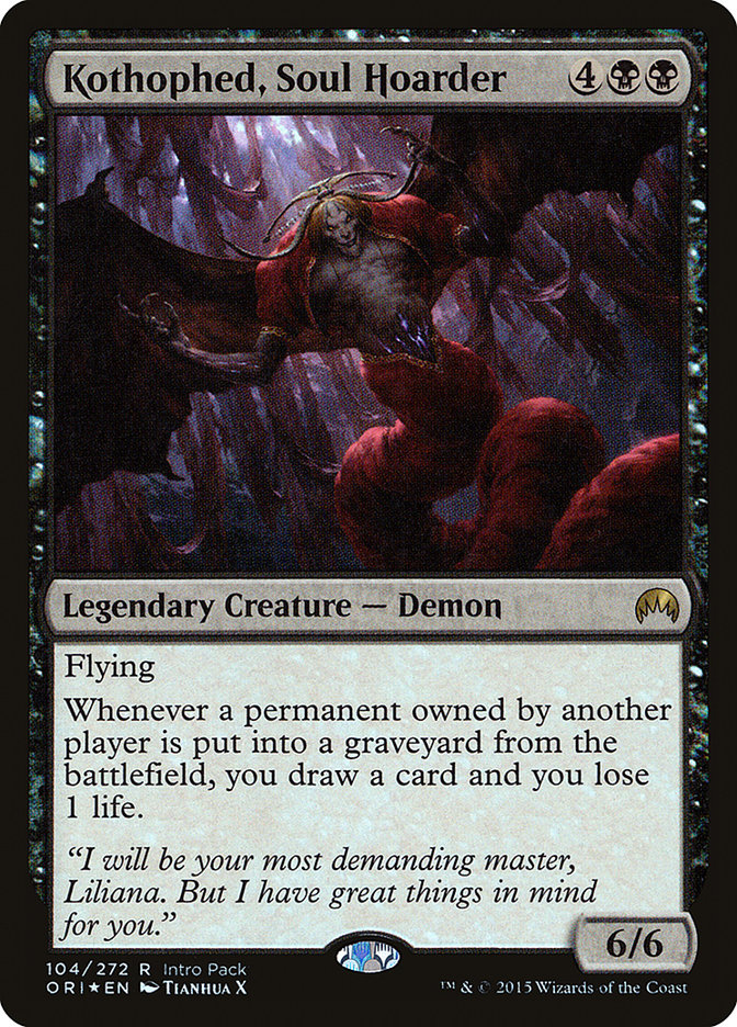 Kothophed, Soul Hoarder (Intro Pack) [Magic Origins Promos] | Jomio and Rueliete's Cards and Comics
