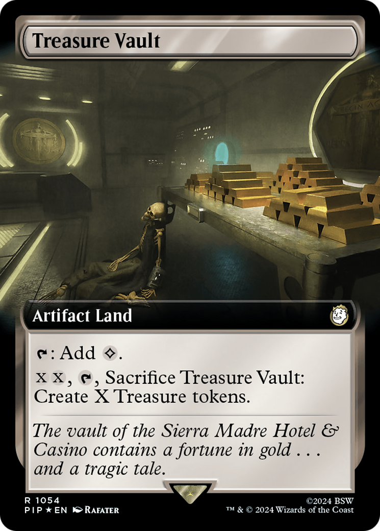 Treasure Vault (Extended Art) (Surge Foil) [Fallout] | Jomio and Rueliete's Cards and Comics