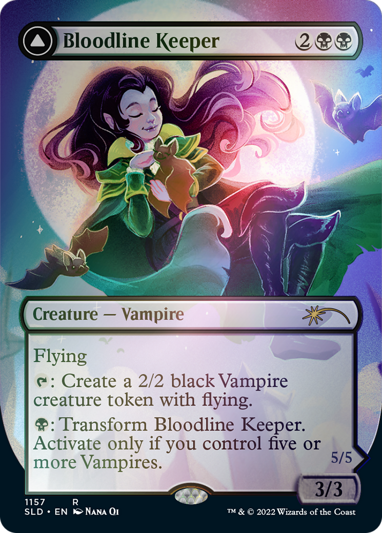 Bloodline Keeper // Lord of Lineage (Borderless) [Secret Lair: From Cute to Brute] | Jomio and Rueliete's Cards and Comics