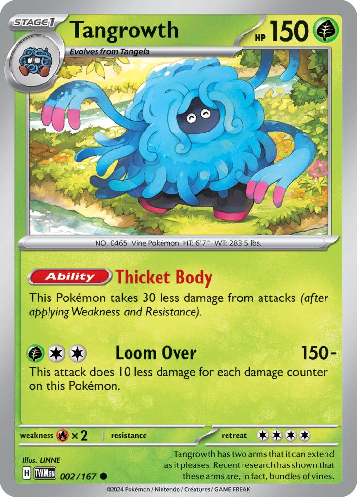 Tangrowth (002/167) [Scarlet & Violet: Twilight Masquerade] | Jomio and Rueliete's Cards and Comics
