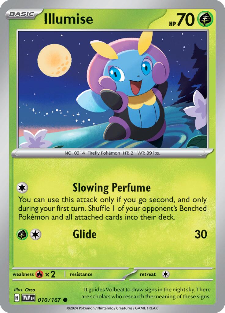 Illumise (010/167) [Scarlet & Violet: Twilight Masquerade] | Jomio and Rueliete's Cards and Comics