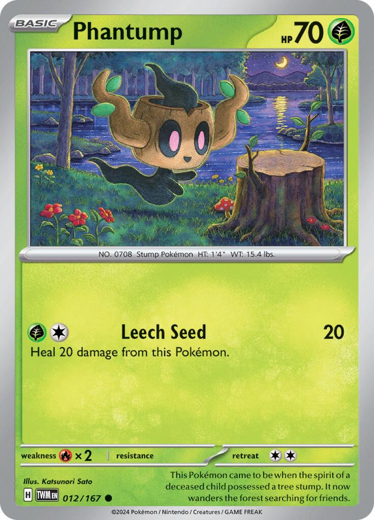 Phantump (012/167) [Scarlet & Violet: Twilight Masquerade] | Jomio and Rueliete's Cards and Comics