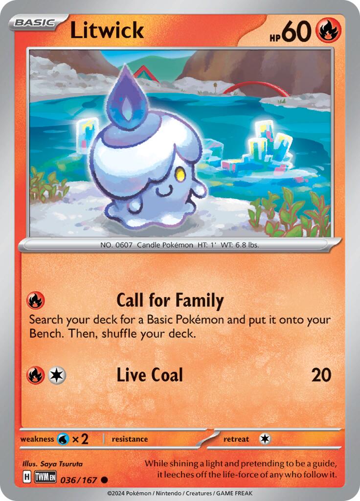 Litwick (036/167) [Scarlet & Violet: Twilight Masquerade] | Jomio and Rueliete's Cards and Comics