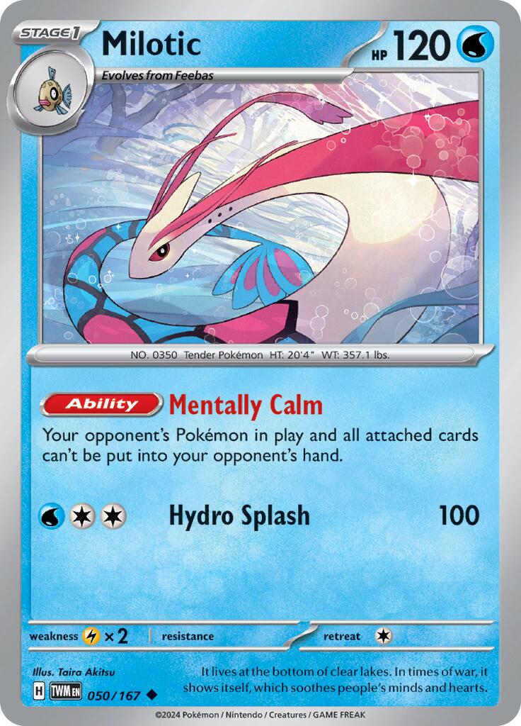 Milotic (050/167) [Scarlet & Violet: Twilight Masquerade] | Jomio and Rueliete's Cards and Comics