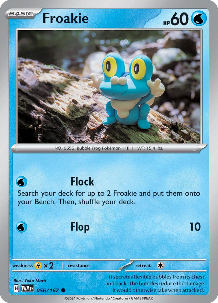 Froakie (056/167) [Scarlet & Violet: Twilight Masquerade] | Jomio and Rueliete's Cards and Comics